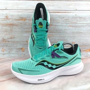 NEW Saucony Ride 15 Running Shoe Women’s in Cool Mint Green